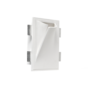 Γύψινο Επιτοίχιο Φωτιστικό Έμμεσου Φωτισμού Trimless Άνοιγμα Αριστερά 1xE14 GEO ACA – G8051L