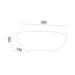 Γύψινο Φωτιστικό Τοίχου Up-Down 1xE27 Λευκό ACA DECOR  – G85151W