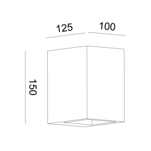 Γύψινο Φωτιστικό Τοίχου Up-Down 1xG9 Λευκό ACA DECOR  – G85231W