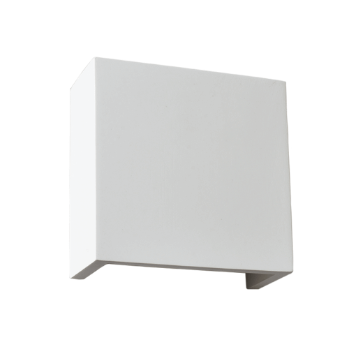 Γύψινο Φωτιστικό Τοίχου Up-Down 1xG9 Λευκό ACA DECOR  – G85261W