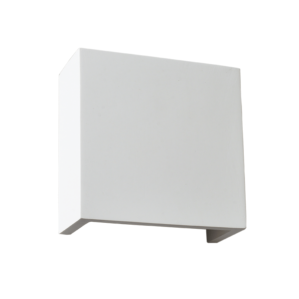 Γύψινο Φωτιστικό Τοίχου Up-Down 1xG9 Λευκό ACA DECOR  – G85261W