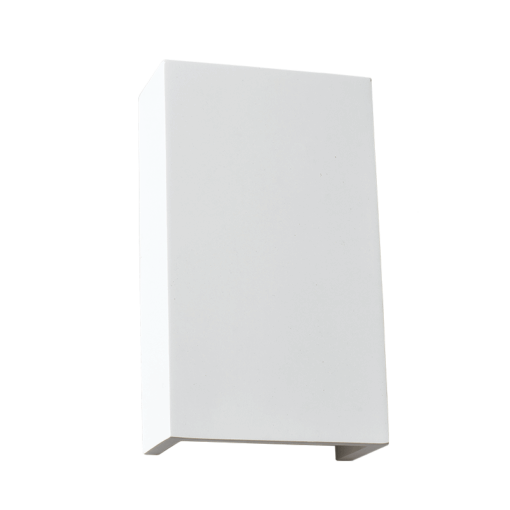 Γύψινο Φωτιστικό Τοίχου Up-Down 1xG9 Λευκό ACA DECOR  – G85271W