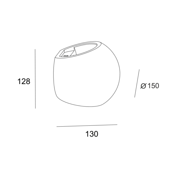 Γύψινο Φωτιστικό Τοίχου Up-Down 1xG9 Λευκό ACA DECOR  – G85311W