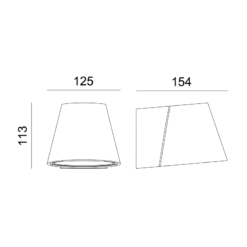 Γύψινο Φωτιστικό Τοίχου 1xG9 Λευκό ACA DECOR  – G85441W