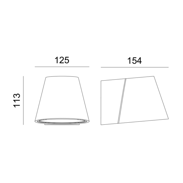 Γύψινο Φωτιστικό Τοίχου 1xG9 Λευκό ACA DECOR  – G85441W