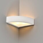 Γύψινο Γωνιακό Επιτοίχιο Φωτιστικό 215Χ215 2xG9 CORNER ACA – G8577WC