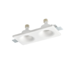 Διπλή Χωνευτή Γύψινη Βάση Σποτ Trimless  260*130*45 REMY 2xGU10 ACA – G90032D