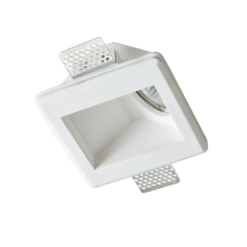 Γύψινο Φωτιστικό Τοίχου GU10 – MR16 Λευκό ACA DECOR  – G90061C