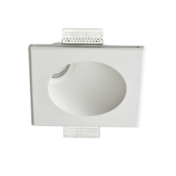 Γύψινο Φωτιστικό Τοίχου GU10 – MR16 Λευκό ACA DECOR  – G90351C
