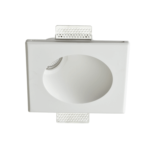 Γύψινο Φωτιστικό Τοίχου GU10 – MR16 Λευκό ACA DECOR  – G90351C