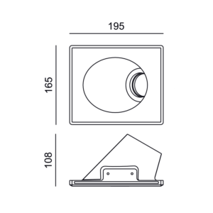 Γύψινο Φωτιστικό Τοίχου GU10 – MR16 Λευκό ACA DECOR  – G90351C