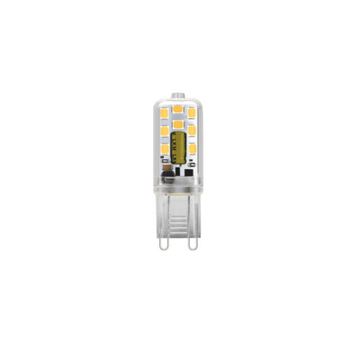 LED Λάμπα G9 3W Diolamp Διάφανη 300° 250lm 3000K – G928353WWC