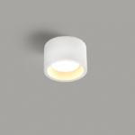 Γύψινο Στρογγυλό Φωτιστικό Οροφής Φ110×80 Geni 1xGX53 ACA – G96011