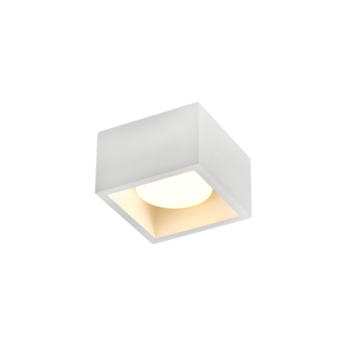 Γύψινο Φωτιστικό Οροφής Τετράγωνο GENI 1xGX53 ACA – G96021