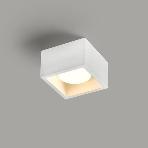 Γύψινο Φωτιστικό Οροφής Τετράγωνο GENI 1xGX53 ACA – G96021