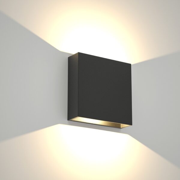 it-Lighting Yellowstone LED 4W 3000K Outdoor Up-Down Adjustable Wall Lamp Anthracite D:12cmx12cm (80200941)