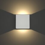 it-Lighting Yellowstone LED 4W Outdoor Up-Down Adjustable Wall Lamp White D:12cmx12cm (80200921)