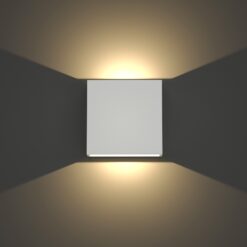 it-Lighting Yellowstone LED 4W Outdoor Up-Down Adjustable Wall Lamp White D:12cmx12cm (80200921)
