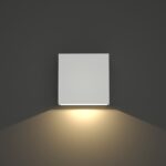 it-Lighting Yellowstone LED 4W Outdoor Up-Down Adjustable Wall Lamp White D:12cmx12cm (80200921)