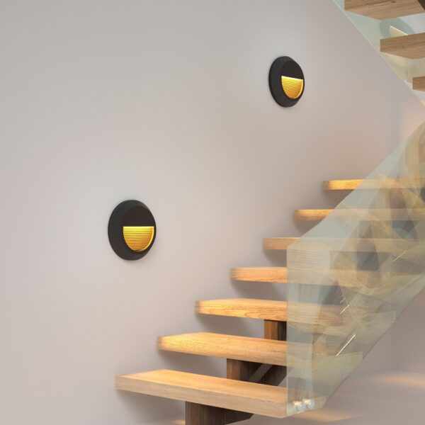 it-Lighting Maroon LED 2W 3CCT Outdoor Wall Lamp White D:15cmx2.7cm (80201620)