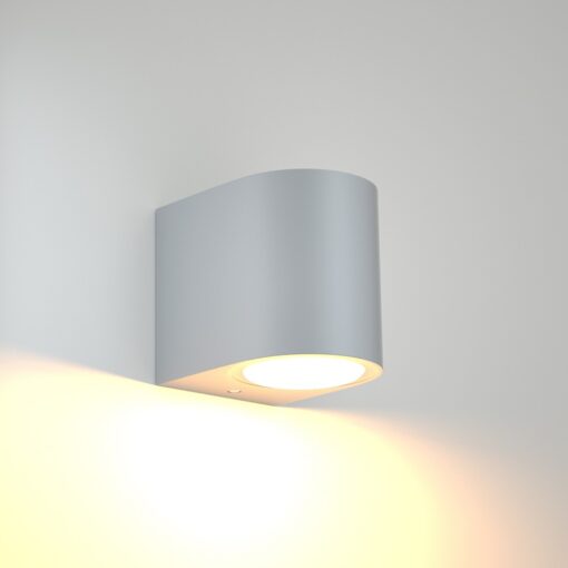 it-Lighting Powell 1xGU10 Outdoor Up or Down Wall Lamp White D:9cmx8cm (80200224)