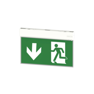 Φωτιστικό Ασφαλείας LED “Κάτω Βέλος” Συνεχούς & Μη 2W 6000K με Κουμπί Δοκιμής 3Η ACA – GEA0460D