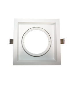 ΣΠΟΤ ΧΩΝΕΥΤΟ AR111 ΛΕΥΚΟ ΤΕΤΡΑΓΩΝΟ ACA – GL180W