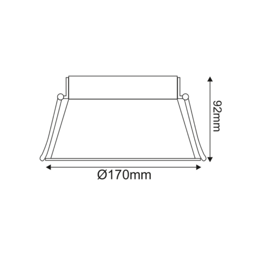 Σποτ Χωνευτό AR111 Λευκό Trimless ACA – GLCAR1W