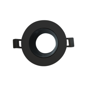 Βάση Σποτ GU10 – MR16 Χωνευτή Στρογγυλή Μαύρο ACA – GLGU1BB