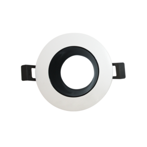 Βάση Σποτ GU10 – MR16 Χωνευτή  Στρογγυλή Λευκό Μαύρο  ACA –  GLGU1WB