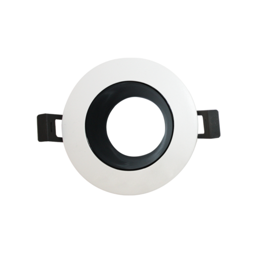 Βάση Σποτ GU10 – MR16 Χωνευτή  Στρογγυλή Λευκό Μαύρο  ACA –  GLGU1WB