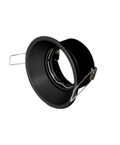 Βάση Σποτ GU10 – MR16 Χωνευτή Στρογγυλή Ρυθμιζόμενη Μαύρο ACA – GLGUR1B