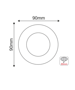 Βάση Σποτ GU10 – MR16 Χωνευτή Στρογγυλή Ρυθμιζόμενη Λευκό ACA – GLGUR1W