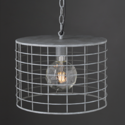 ACA DECOR   – Κρεμαστό Φωτιστικό 1ΧΕ27 Μεταλλικό Απόχρωση Τσιμέντο Φ35,2ΧΗ120cm
