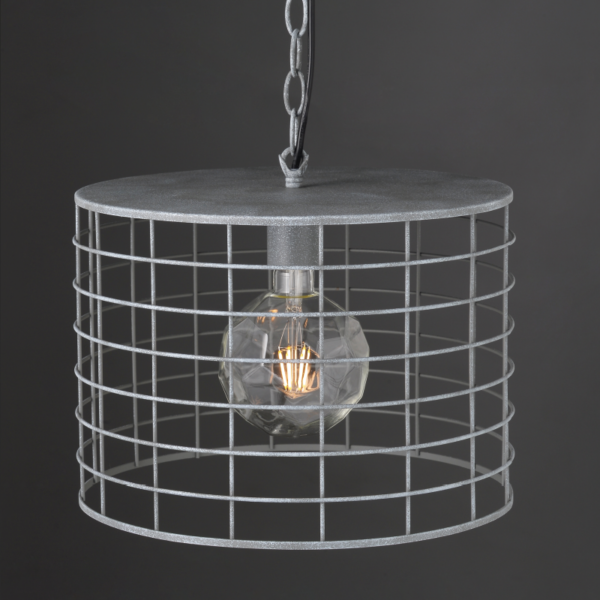 ACA DECOR   – Κρεμαστό Φωτιστικό 1ΧΕ27 Μεταλλικό Απόχρωση Τσιμέντο Φ35,2ΧΗ120cm