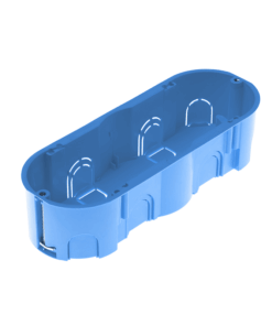 Geros Χωνευτό Κυτίο Γυψοσανίδας Διακλάδωσης 6-7 Στοιχείων Οβάλ Φ193x71x46mm  ACA – GR10060