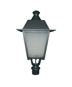 ΦΑΝΑΡΙ 4 ΠΛΕΥΡΩΝ RAL7016M ΚΟΛΩΝΑΣ Φ76 40Χ40Χ77CM ACA – HI1020