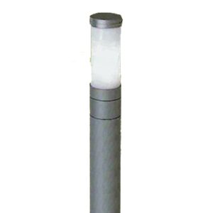 Φωτιστικό Δαπέδου 1xE27 Κολωνάκι Κήπου 65cm Γκρι Αλουμίνιο IP45 ACA – HI1032650