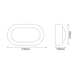 Φωτιστικό Απλίκα 1XΕ27 218x135x65mm Μαύρη ΙΡ54 ACA – HI4032BMS