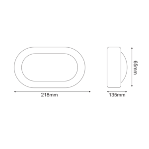 Φωτιστικό Απλίκα 1XΕ27 218x135x65mm Μαύρη ΙΡ54 ACA – HI4032BMS