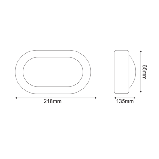 Φωτιστικό Απλίκα 1XΕ27 218x135x65mm Μαύρη ΙΡ54 ACA – HI4032BMS