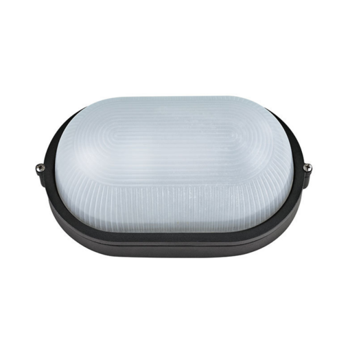 Φωτιστικό Τοίχου 1xE27 Χελώνα Μαύρη Κήπου Αλουμινίου 20cm με Πρισματικό Γυαλί IP45 ACA – HI5032BMS