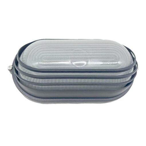 Φωτιστικό Χελώνα Κήπου 1xE27 Αλουμινίου 20cm με Πρισματικό Γυαλί & Γρίλιες IP45 Γκρι ACA – HI5033GDS