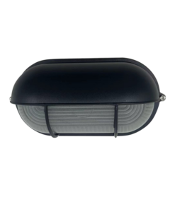 Φωτιστικό Χελώνα με Σκέπαστρο & Πλέγμα  ΙΡ54 1xΕ27 Μαύρη ACA – HI5035BMS