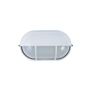 Φωτιστικό Χελώνα με Σκέπαστρο & Πλέγμα  ΙΡ54 1xΕ27 Λευκή ACA – HI5035WMS