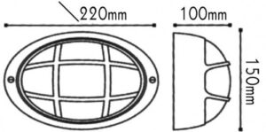 Φωτιστικό Τοίχου 1xE27 Χελώνα Αλουμινίου Λευκή 22cm Πρισματικό Γυαλί & Πλέγμα IP45 ACA – HI5074WMS