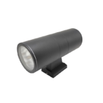 ΑΠΛΙΚΑ UP-DOWN 2XE27 IP65 ΣΚΟΥΡΟ ΑΜΜΩΔΕΣ ΓΚΡΙ RAL7016M ACA – HI7001GDS πλαγια οψη