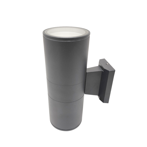 ΑΠΛΙΚΑ UP-DOWN 2XE27 IP65  ΣΚΟΥΡΟ ΑΜΜΩΔΕΣ ΓΚΡΙ RAL7016M ACA – HI7001GDS