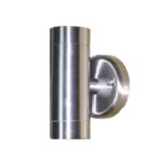 Φωτιστικό Σποτ Τοίχου Up-Down 2xGU10 Inox Ανοξείδωτο Ατσάλι IP54 ACA – HI7031A