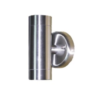 Φωτιστικό Σποτ Τοίχου Up-Down 2xGU10 Inox Ανοξείδωτο Ατσάλι IP54 ACA – HI7031A